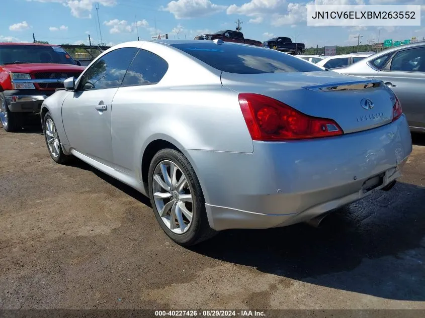 JN1CV6ELXBM263552 2011 Infiniti G37X