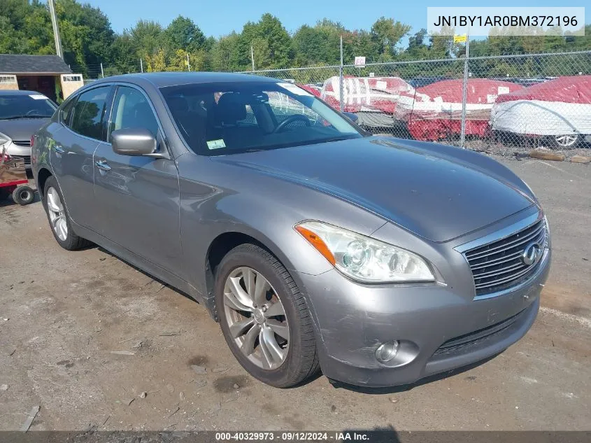 2011 Infiniti M37X VIN: JN1BY1AR0BM372196 Lot: 40329973