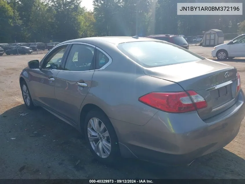 2011 Infiniti M37X VIN: JN1BY1AR0BM372196 Lot: 40329973