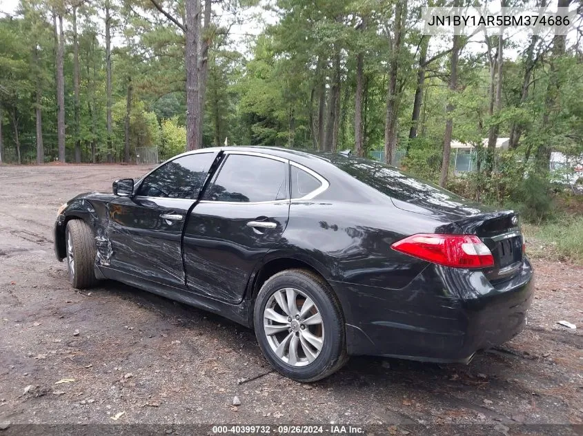 2011 Infiniti M37X VIN: JN1BY1AR5BM374686 Lot: 40399732