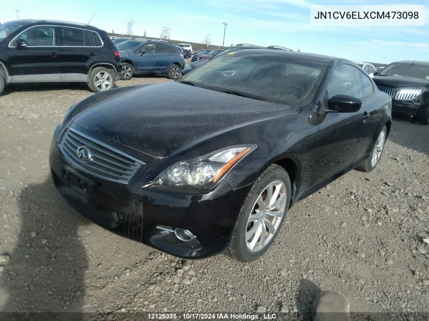 JN1CV6ELXCM473098 2012 Infiniti G37X