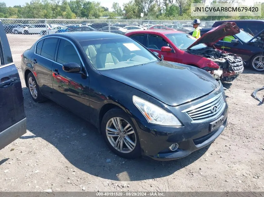 JN1CV6AR8CM679420 2012 Infiniti G37X