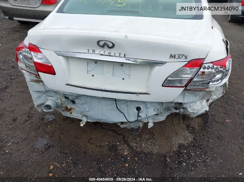 2012 Infiniti M37X VIN: JN1BY1AR4CM394090 Lot: 40454935