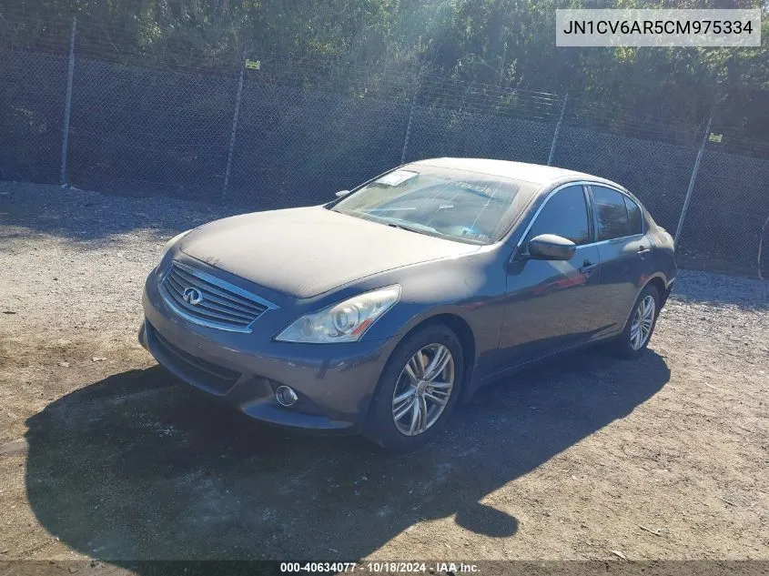 JN1CV6AR5CM975334 2012 Infiniti G37X