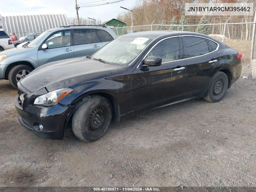 2012 Infiniti M37X VIN: JN1BY1AR9CM395462 Lot: 40780571