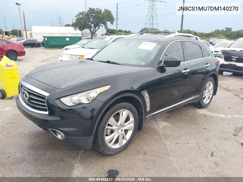 2013 Infiniti Fx37 VIN: JN8CS1MU7DM140270 Lot: 40445212