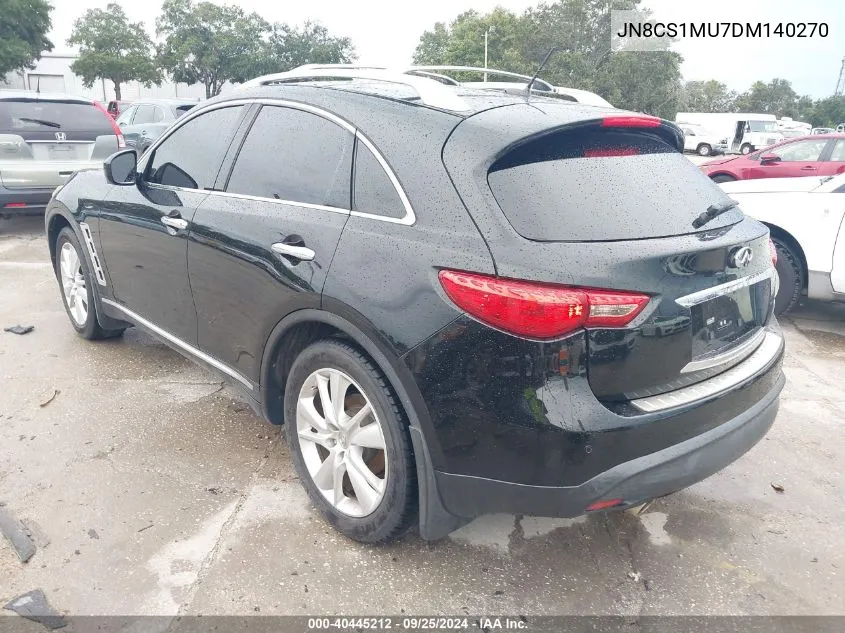 2013 Infiniti Fx37 VIN: JN8CS1MU7DM140270 Lot: 40445212