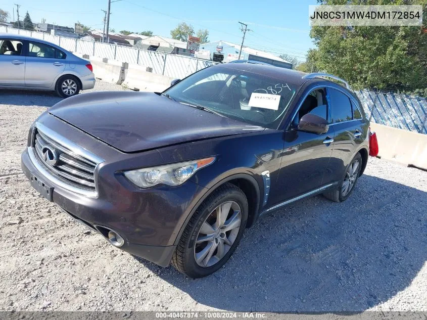 2013 Infiniti Fx37 VIN: JN8CS1MW4DM172854 Lot: 40457874