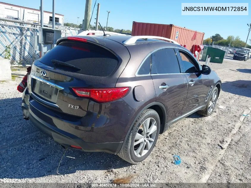 2013 Infiniti Fx37 VIN: JN8CS1MW4DM172854 Lot: 40457874