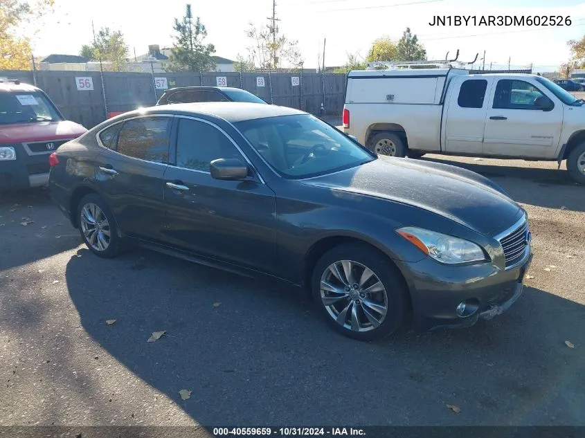 2013 Infiniti M37X VIN: JN1BY1AR3DM602526 Lot: 40559659