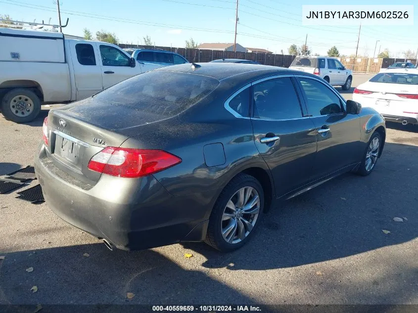 2013 Infiniti M37X VIN: JN1BY1AR3DM602526 Lot: 40559659