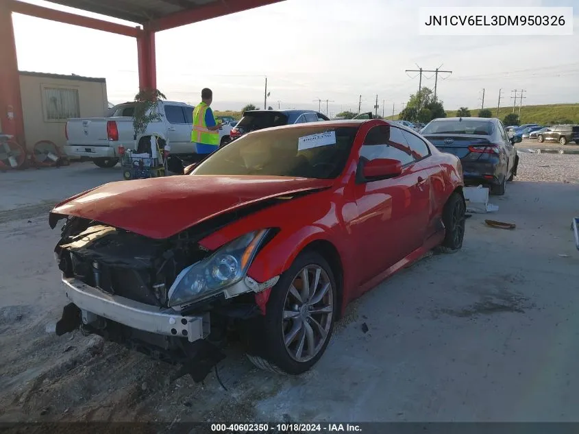 JN1CV6EL3DM950326 2013 Infiniti G37X