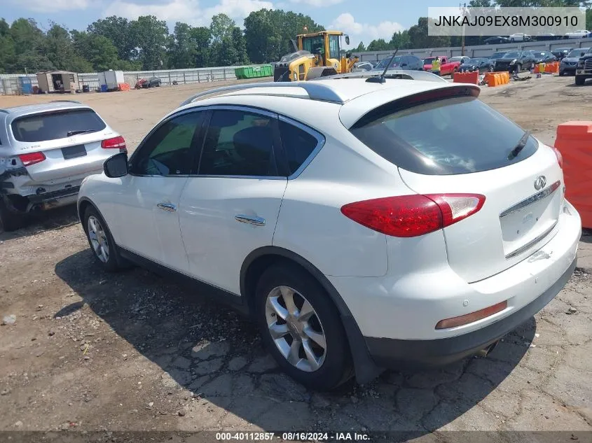 2008 Infiniti Ex35 Journey VIN: JNKAJ09EX8M300910 Lot: 40112857