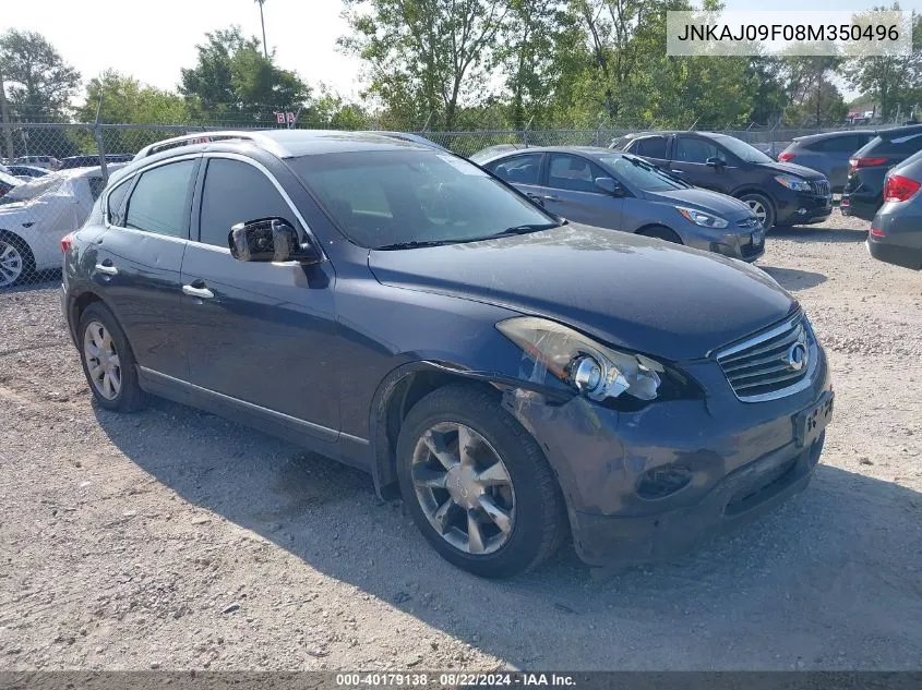 2008 Infiniti Ex35 Journey VIN: JNKAJ09F08M350496 Lot: 40179138