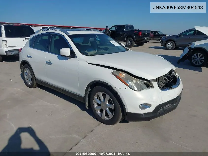 2008 Infiniti Ex35 Journey VIN: JNKAJ09E68M304548 Lot: 40520007