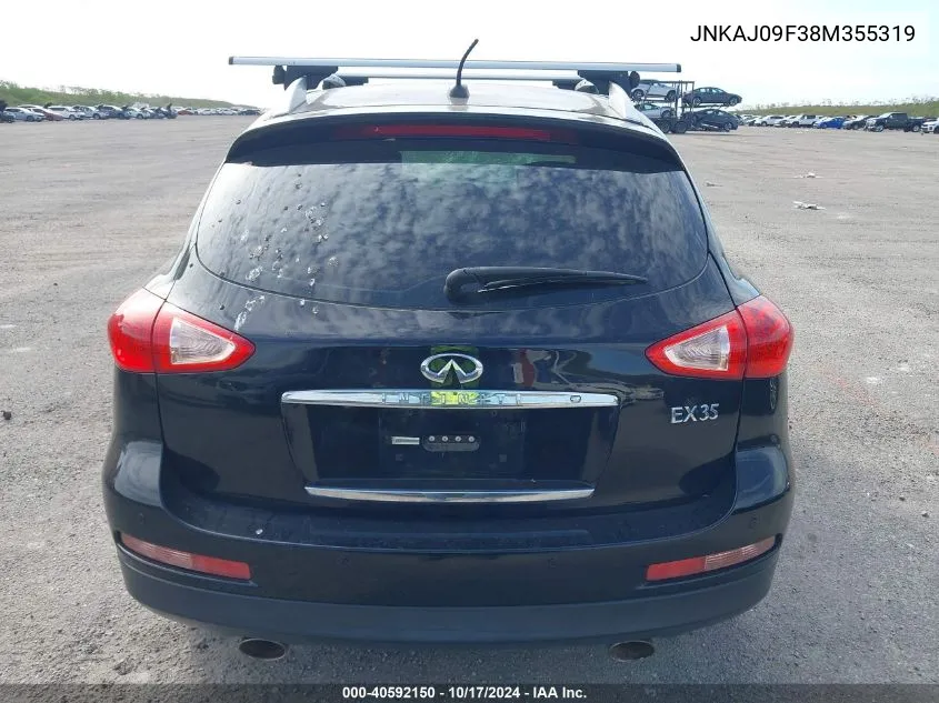 2008 Infiniti Ex35 Journey VIN: JNKAJ09F38M355319 Lot: 40592150