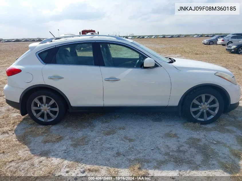 2008 Infiniti Ex35 Journey VIN: JNKAJ09F08M360185 Lot: 40615489