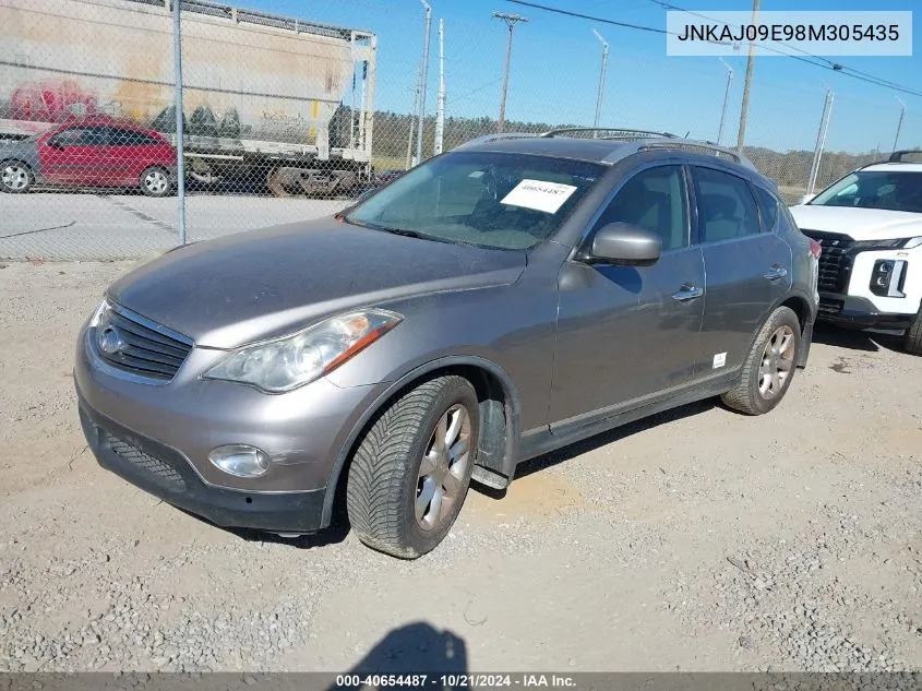 2008 Infiniti Ex35 Journey VIN: JNKAJ09E98M305435 Lot: 40654487