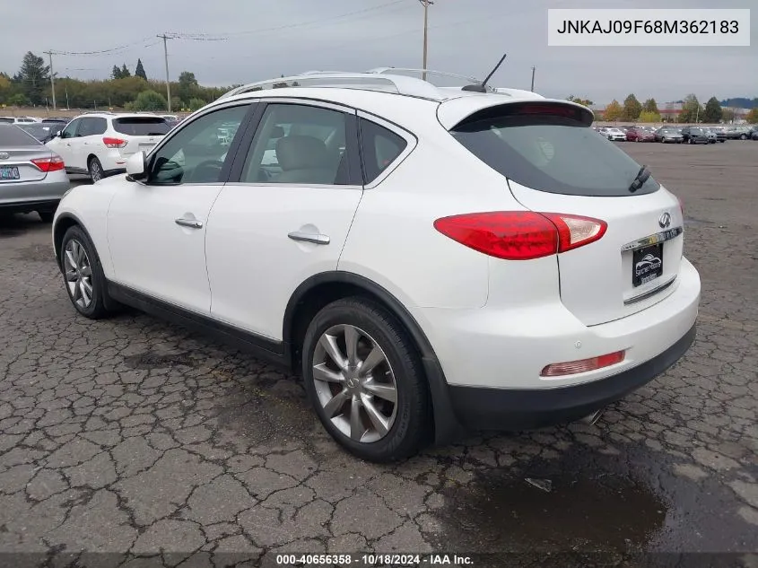 2008 Infiniti Ex35 Journey VIN: JNKAJ09F68M362183 Lot: 40656358