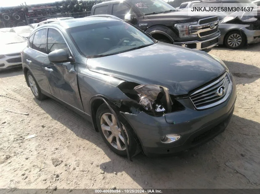 2008 Infiniti Ex35 Journey VIN: JNKAJ09E58M304637 Lot: 40699894