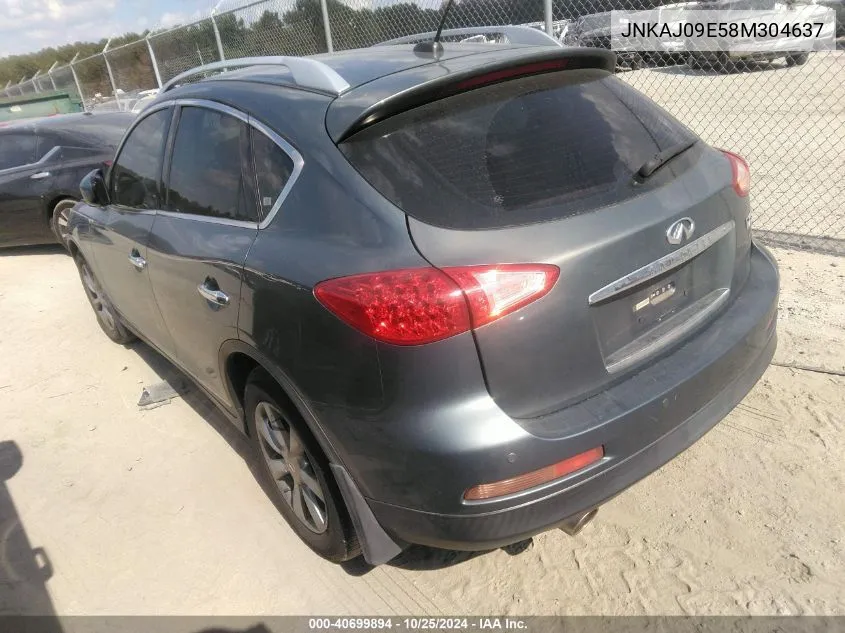 2008 Infiniti Ex35 Journey VIN: JNKAJ09E58M304637 Lot: 40699894