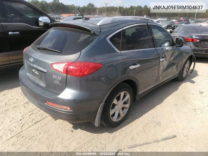 2008 Infiniti Ex35 Journey VIN: JNKAJ09E58M304637 Lot: 40699894