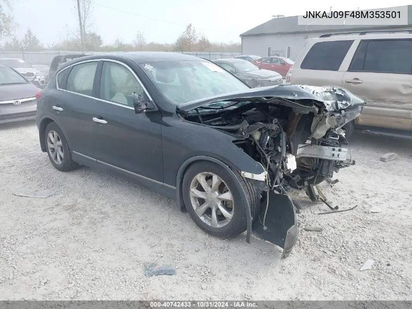 2008 Infiniti Ex35 Journey VIN: JNKAJ09F48M353501 Lot: 40742433