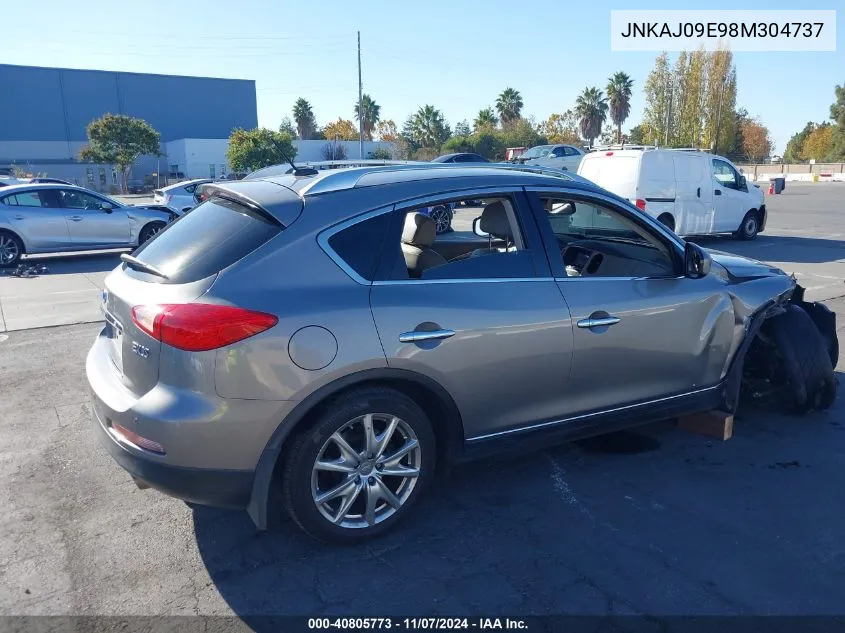 2008 Infiniti Ex35 Journey VIN: JNKAJ09E98M304737 Lot: 40805773