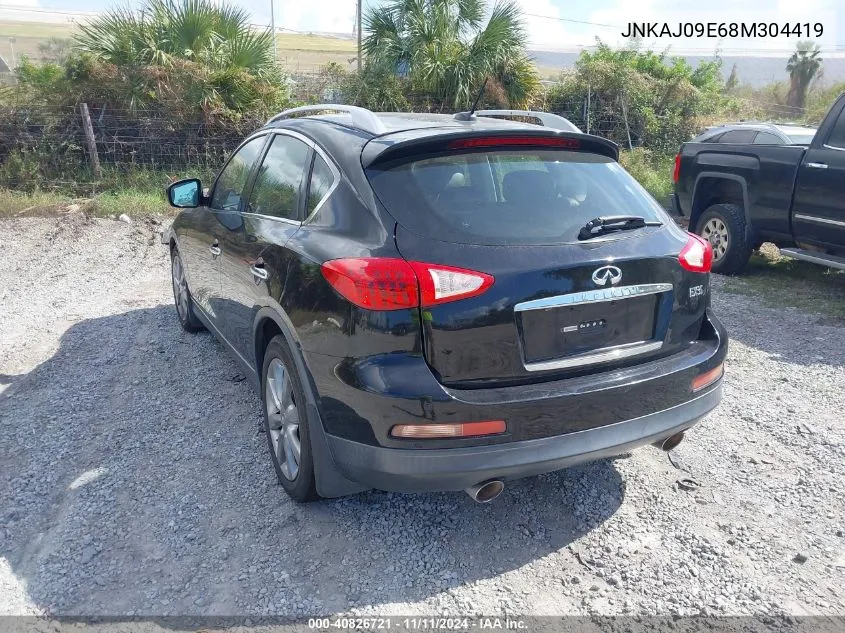 2008 Infiniti Ex35 Journey VIN: JNKAJ09E68M304419 Lot: 40826721