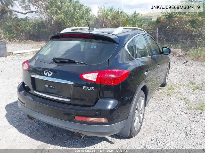 2008 Infiniti Ex35 Journey VIN: JNKAJ09E68M304419 Lot: 40826721