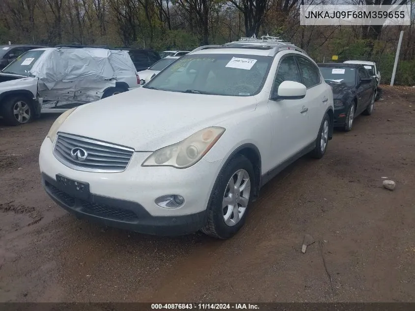 2008 Infiniti Ex35 Journey VIN: JNKAJ09F68M359655 Lot: 40876843