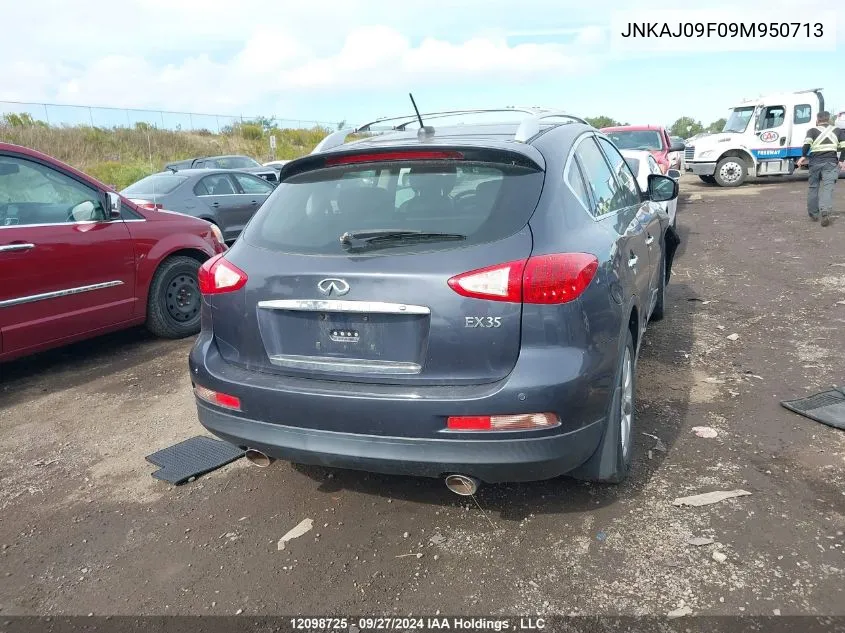 2009 Infiniti Ex35 Journey VIN: JNKAJ09F09M950713 Lot: 12098725