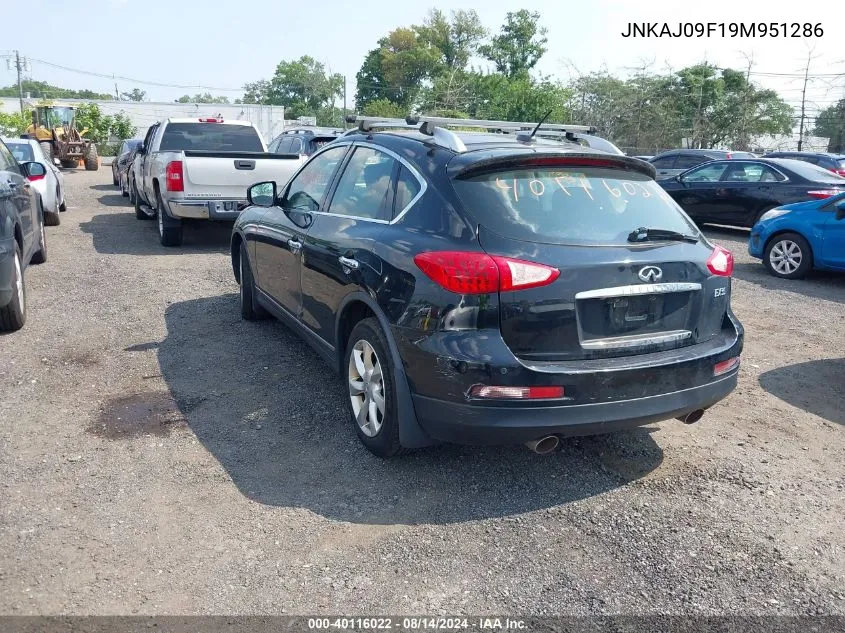 2009 Infiniti Ex35 Journey VIN: JNKAJ09F19M951286 Lot: 40116022