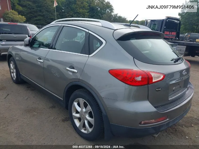 2009 Infiniti Ex35 Journey VIN: JNKAJ09F79M951406 Lot: 40372268