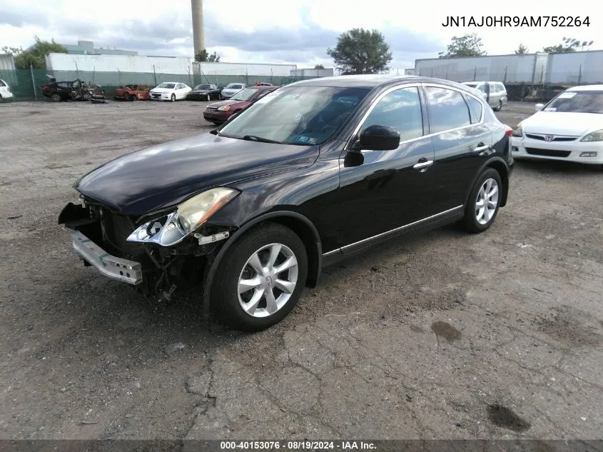 2010 Infiniti Ex35 Journey VIN: JN1AJ0HR9AM752264 Lot: 40153076