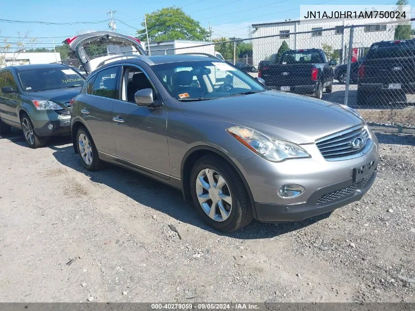 2010 Infiniti Ex35 Journey VIN: JN1AJ0HR1AM750024 Lot: 40279059