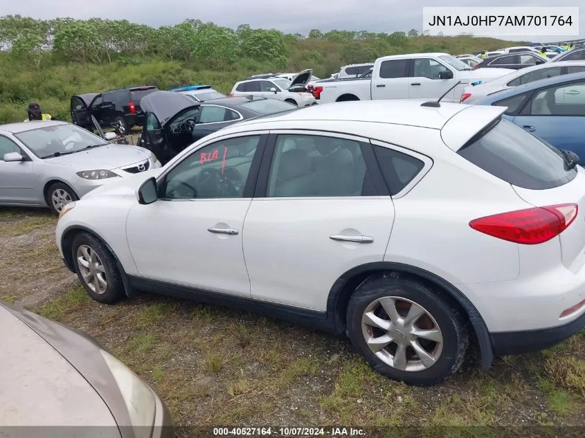 2010 Infiniti Ex35 Journey VIN: JN1AJ0HP7AM701764 Lot: 40527164