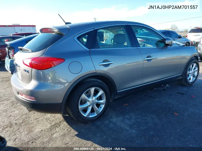 2010 Infiniti Ex35 Journey VIN: JN1AJ0HP2AM701557 Lot: 40668125