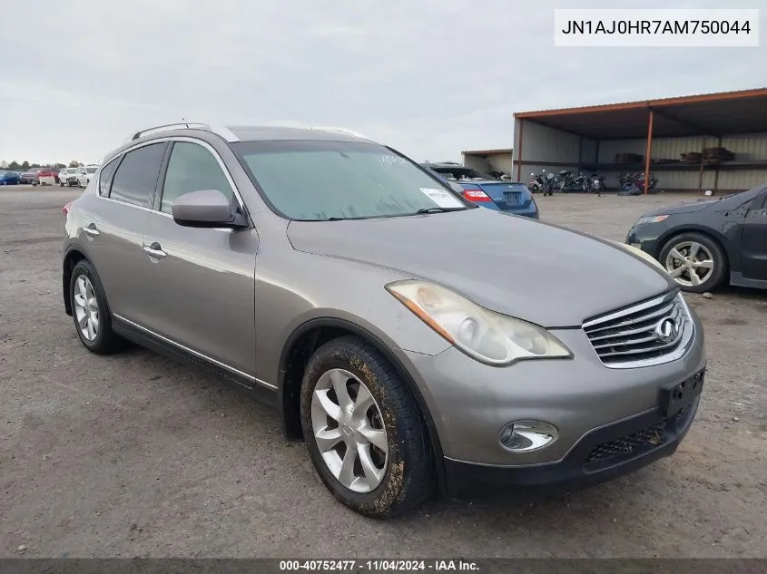 2010 Infiniti Ex35 Journey VIN: JN1AJ0HR7AM750044 Lot: 40752477