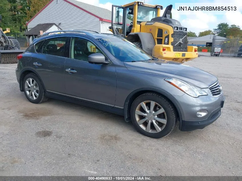 2011 Infiniti Ex35 Journey VIN: JN1AJ0HR8BM854513 Lot: 40490833