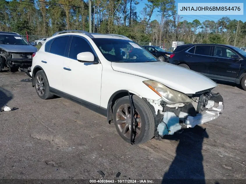 2011 Infiniti Ex35 Journey VIN: JN1AJ0HR6BM854476 Lot: 40539443