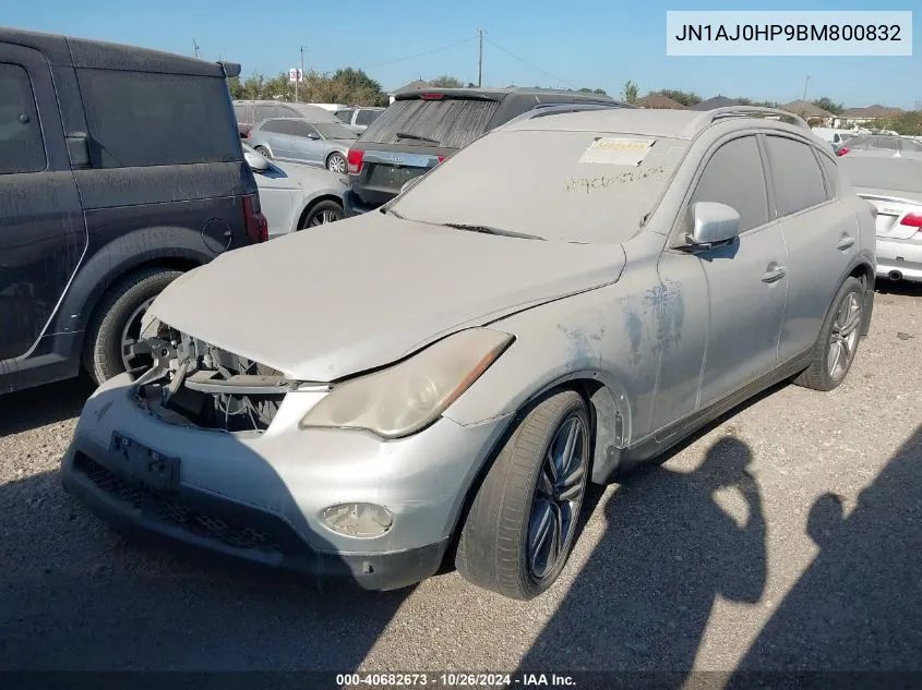 2011 Infiniti Ex35 Journey VIN: JN1AJ0HP9BM800832 Lot: 40682673