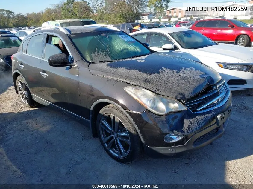 2013 Infiniti Ex37 Journey VIN: JN1BJ0HR1DM482259 Lot: 40610565