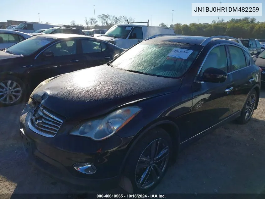 2013 Infiniti Ex37 Journey VIN: JN1BJ0HR1DM482259 Lot: 40610565