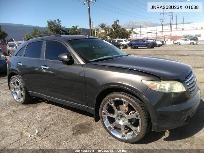 2003 Infiniti Fx35 VIN: JNRAS08U23X101638 Lot: 40667018