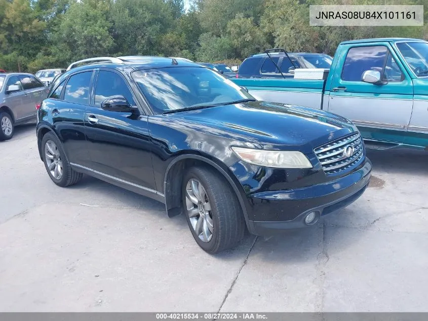 2004 Infiniti Fx35 VIN: JNRAS08U84X101161 Lot: 40215534