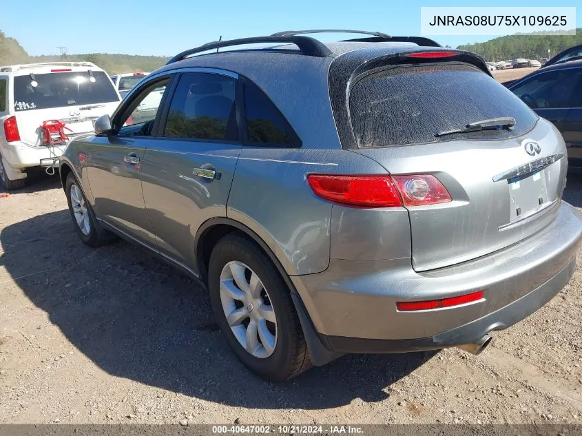 JNRAS08U75X109625 2005 Infiniti Fx35