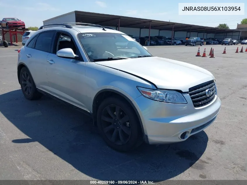 JNRAS08U56X103954 2006 Infiniti Fx35