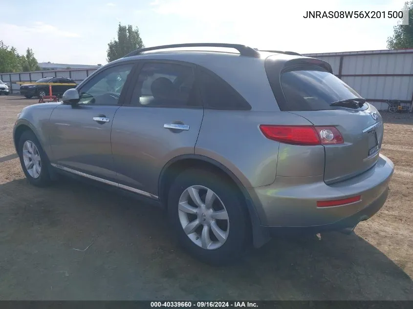 JNRAS08W56X201500 2006 Infiniti Fx35