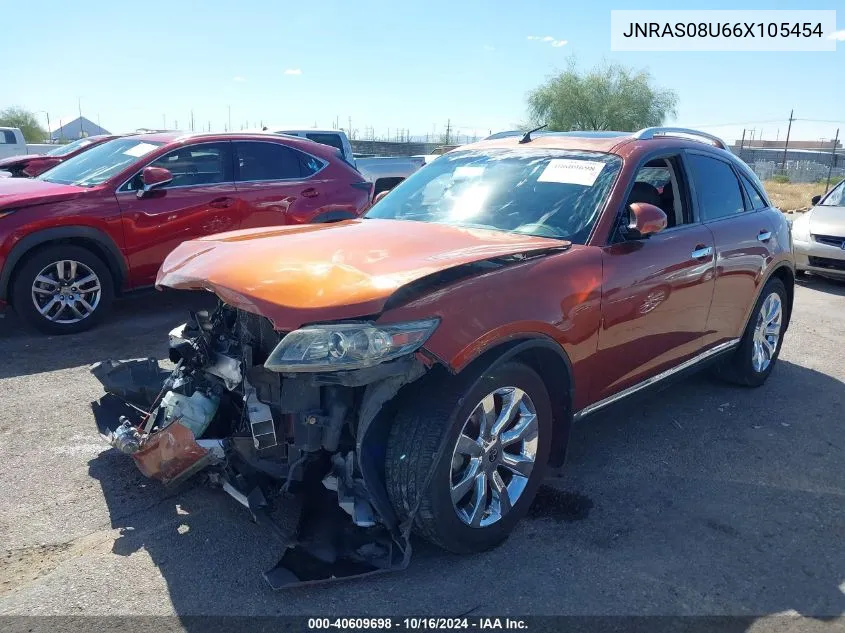 2006 Infiniti Fx35 VIN: JNRAS08U66X105454 Lot: 40609698